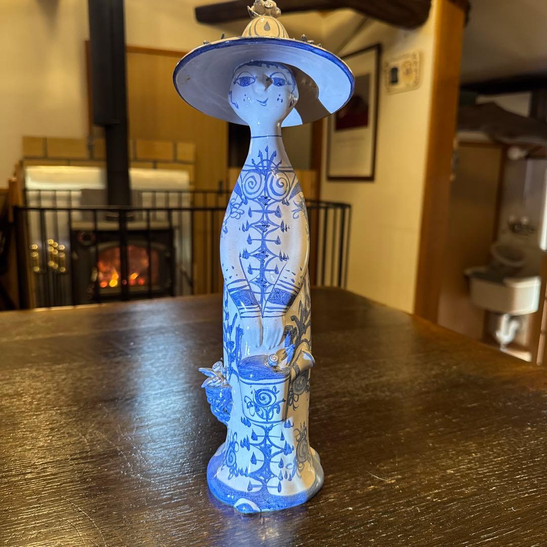 ビヨンヴィンブラッド　陶器人形　花　小鳥2点