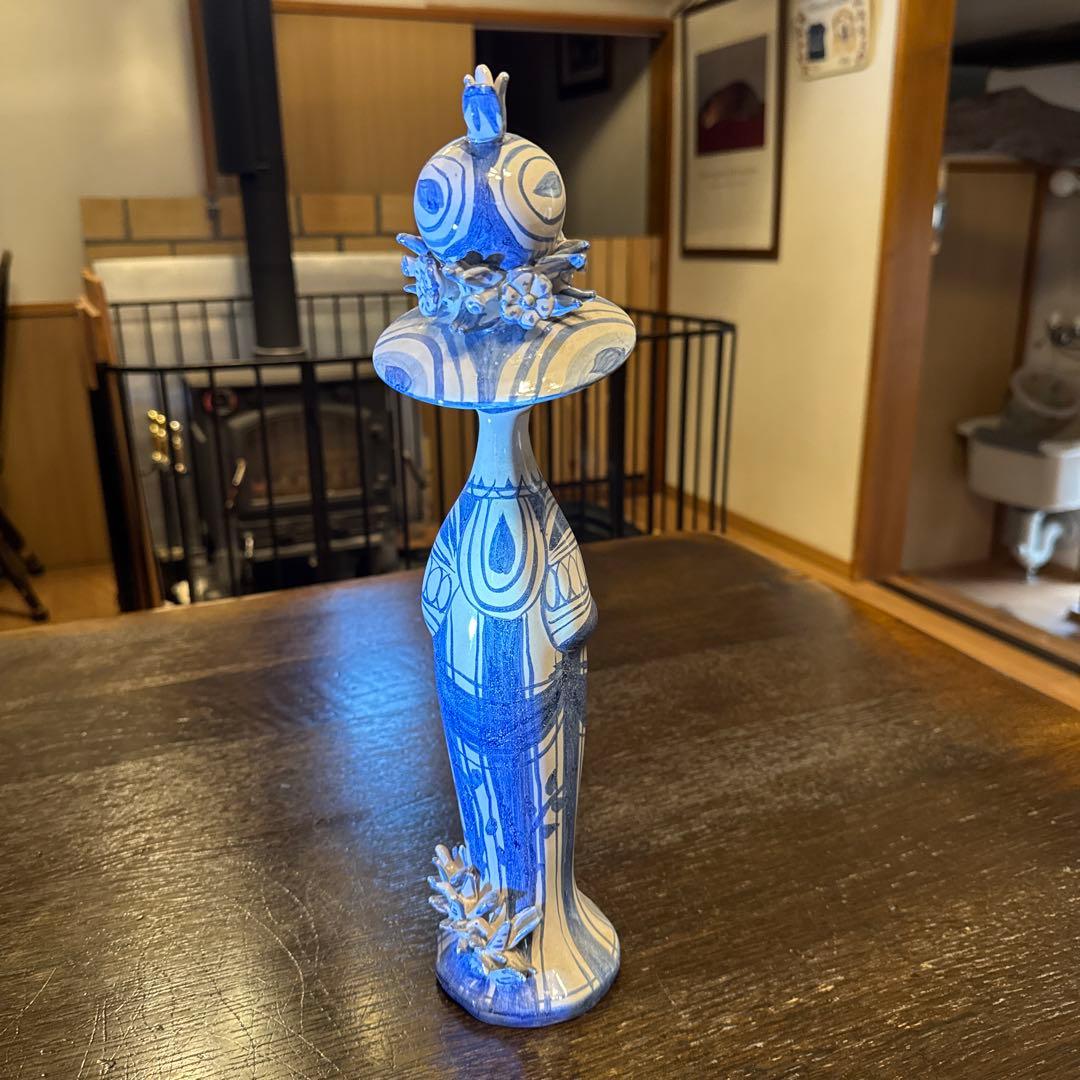 ビヨンヴィンブラッド　陶器人形　花　小鳥2点