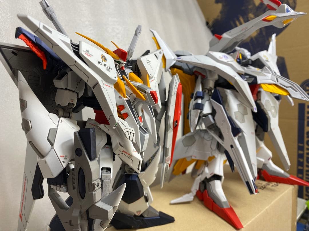 へ*ろ様 HG XI ガンダム、ペーネロペー 2体セット　全塗装　閃光のハサウェ