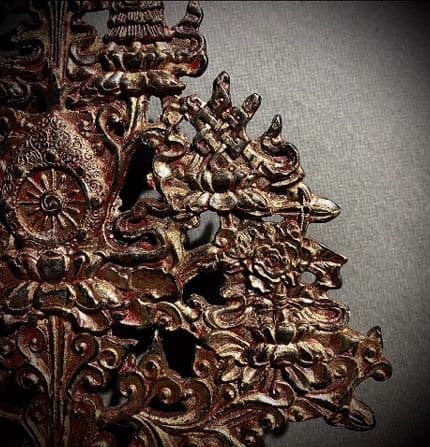 銅器 仏教  八宝樹金剛 古美術 コレクション品 銅製 工芸品 彫刻装飾品置物