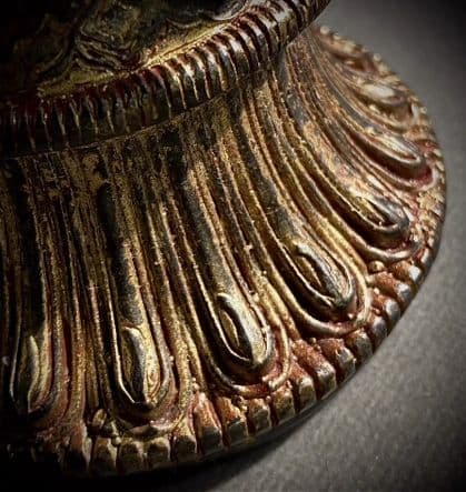 銅器 仏教  八宝樹金剛 古美術 コレクション品 銅製 工芸品 彫刻装飾品置物