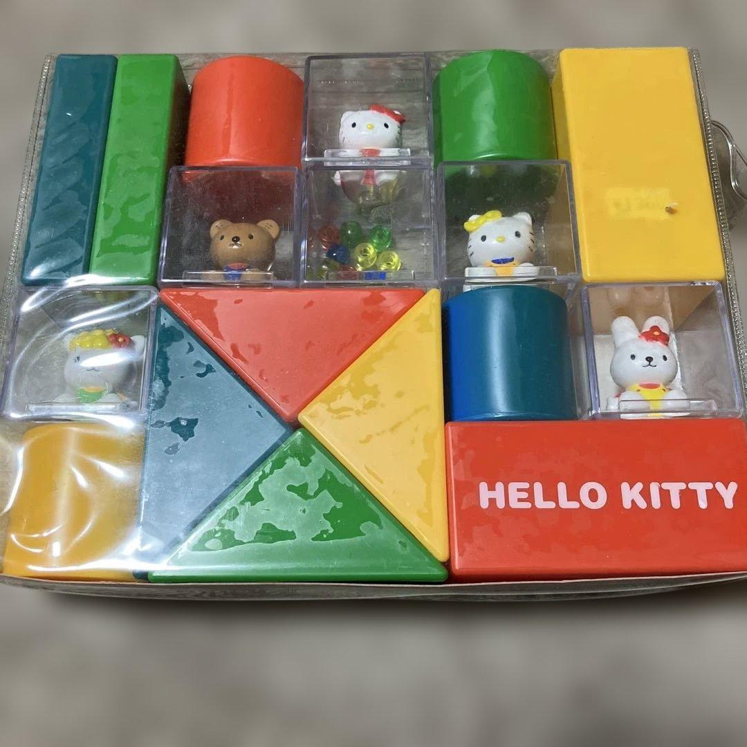 最終セール　サンリオレトロ　2003年　ハローキティ つみきセット
