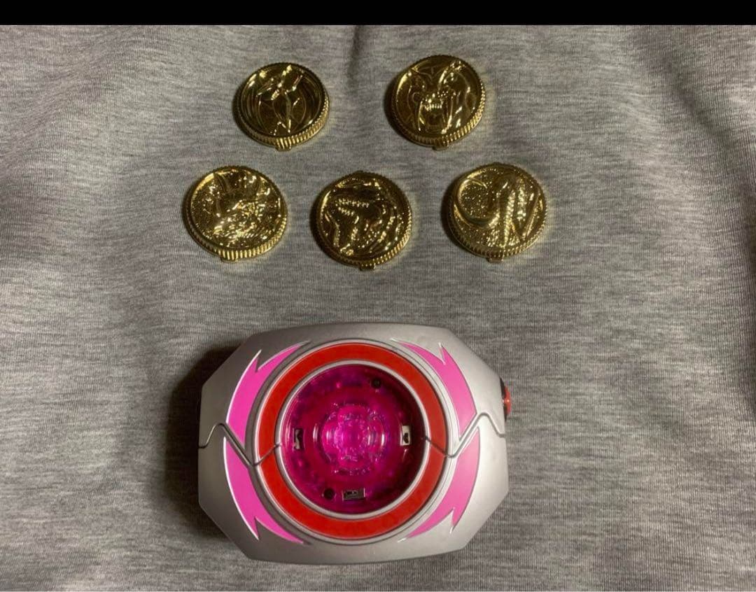 パワーレンジャー ピンクレンジャー パワーモーファー　ダイノバックラー