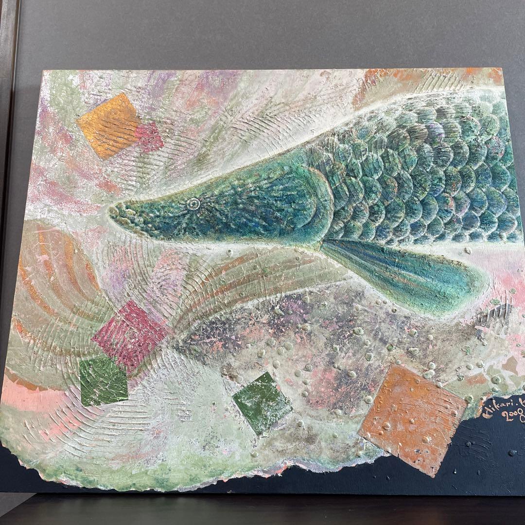 油絵　日本画川崎日香浬　F10号