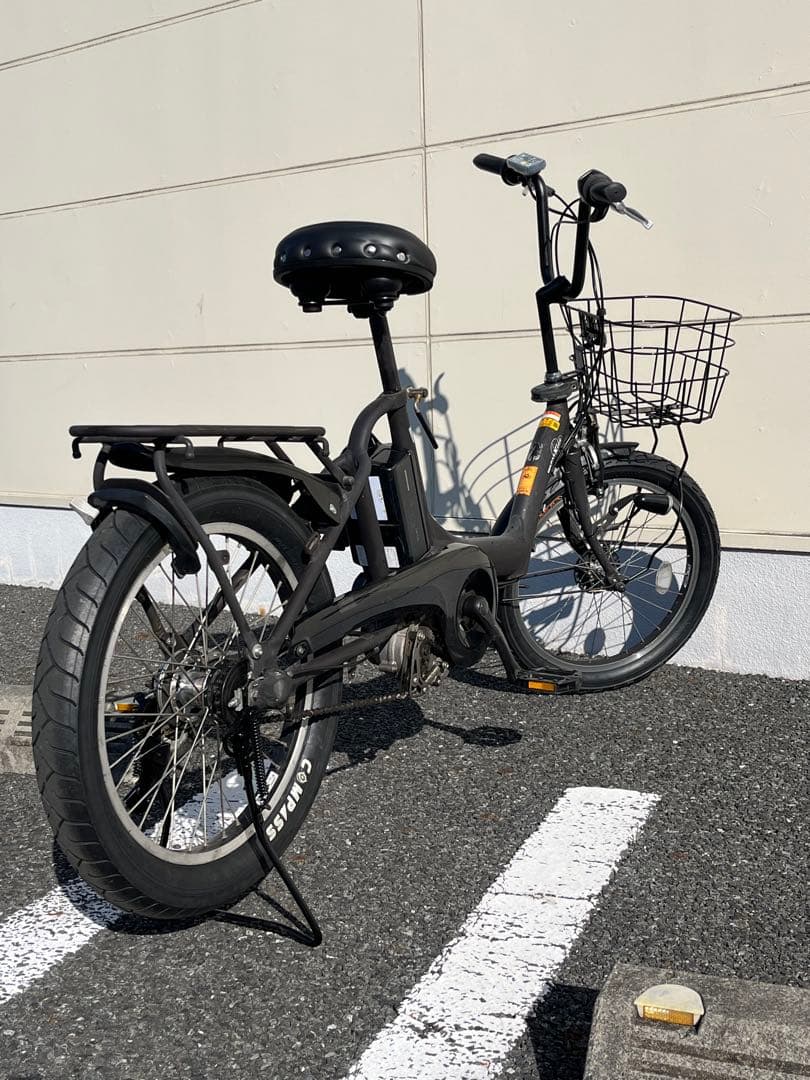 ヤマハ　PAS KISS　カスタム　バッテリー２個付　ファットバイク　ローチャリ