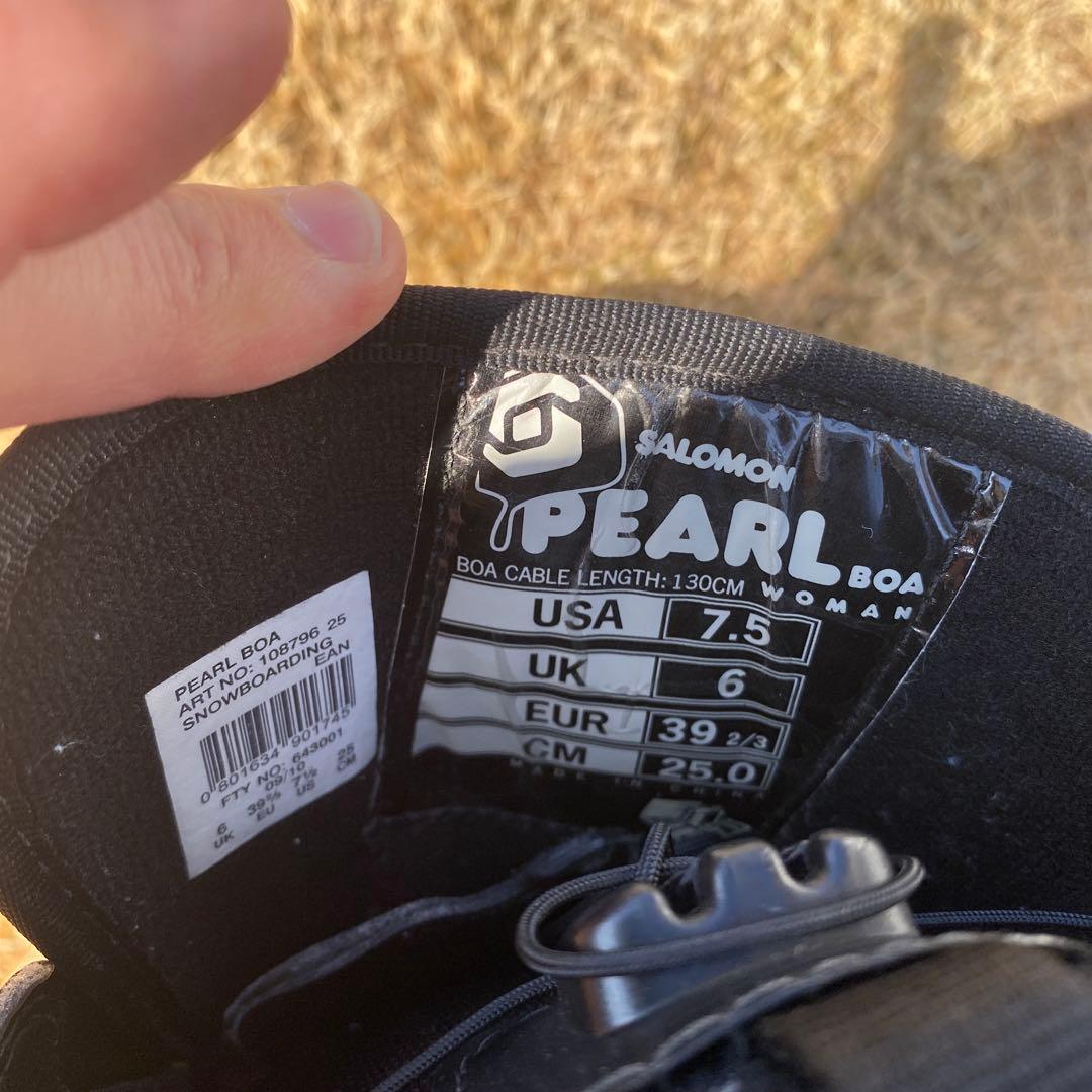 女性用スノーボードブーツ BOAシステム搭載