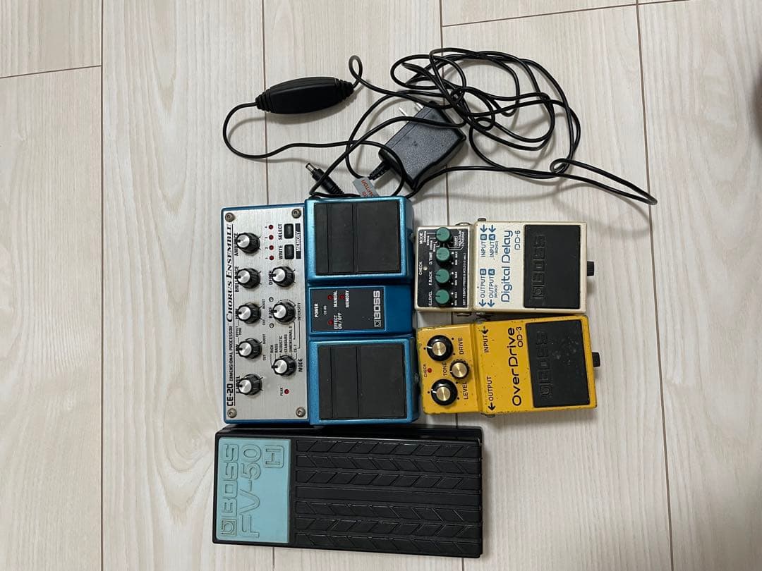 BOSS CE-20 FV-50H OD-3 DD-6ギターエフェクターセット
