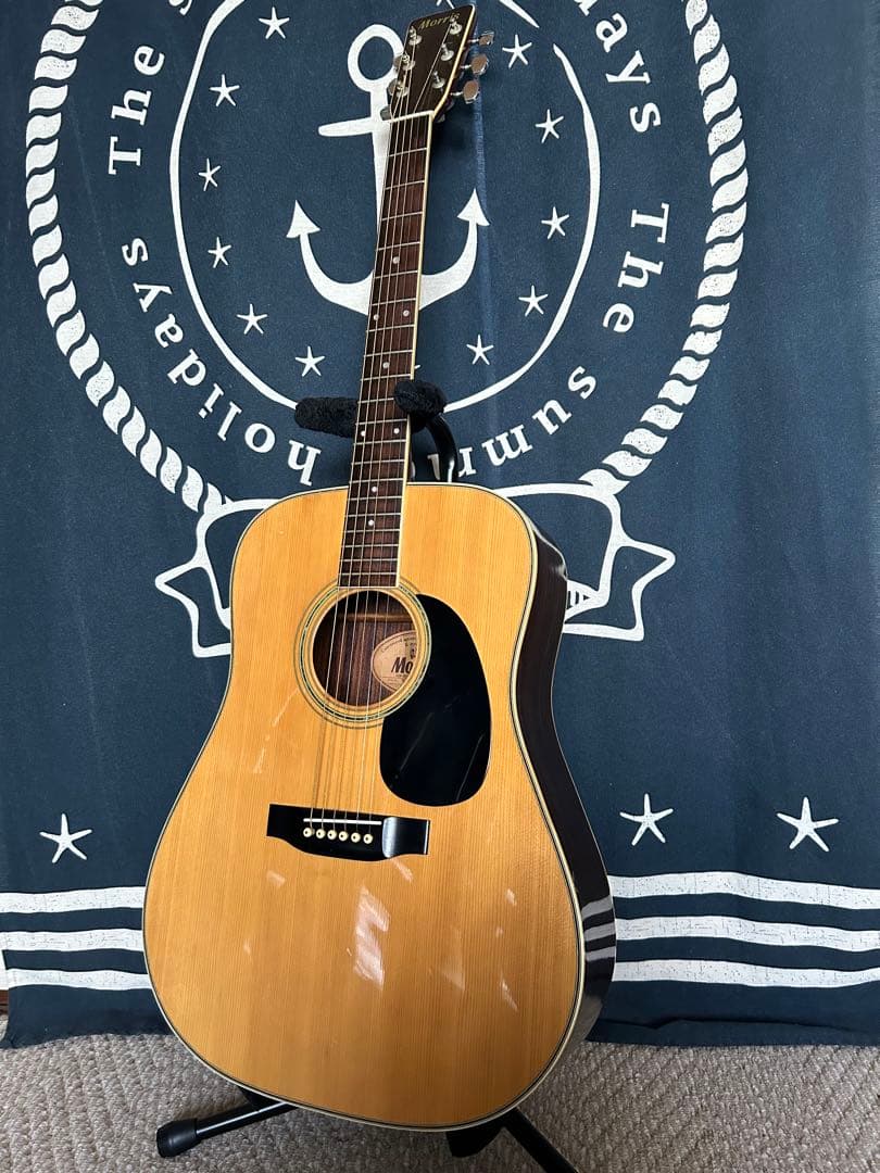 最終特価‼️単板トップ美品80年製❣️国産ビンテージ❣️モーリス　Ｗ-25 良質❣️良音