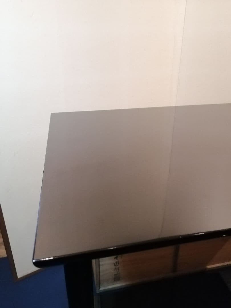 【茶道具】黒台子　真塗黒真台子　裏千家　淡々斎箱・直判　塗師長遊斎作　台子32