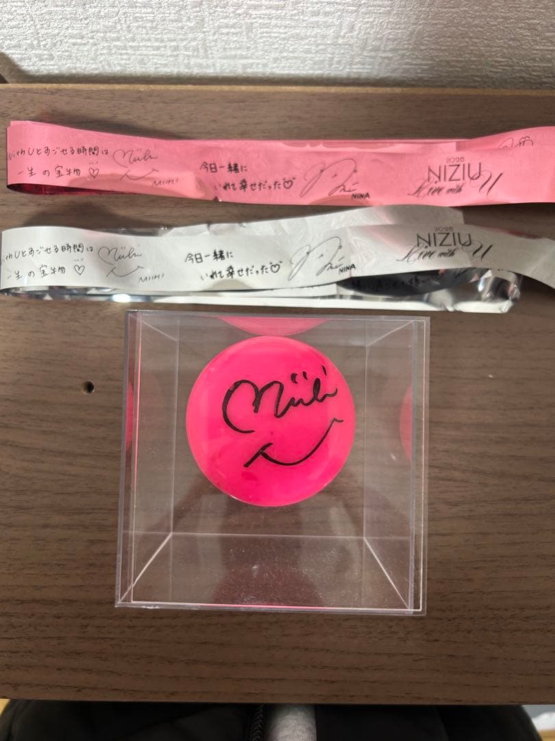 NiziU ミイヒ　サインボール　2025年ホールツアー