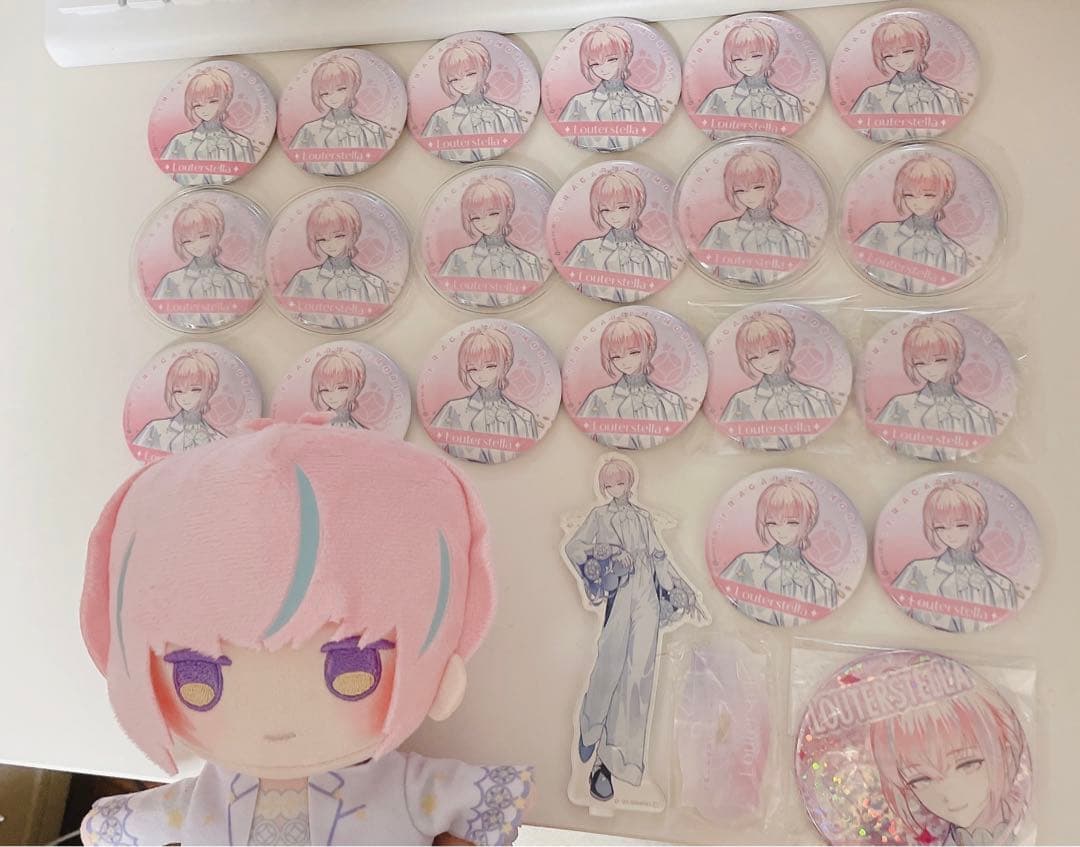 ルタールステラ 缶バッチ20個 ぬい BIG缶バッチ アクリルスタンドセット