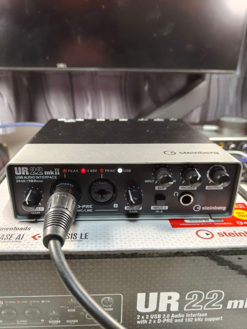 Steinberg UR22 mkII USBオーディオインターフェイス
