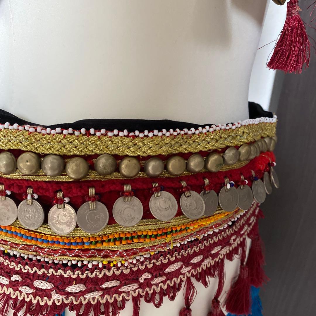 トライバル　ベリーダンスブラとベルトセット