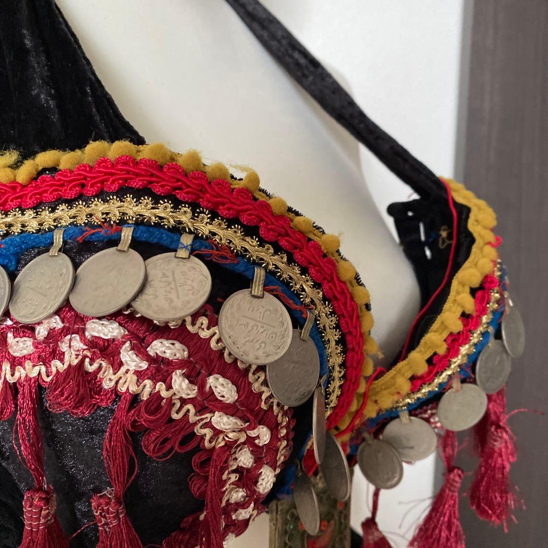 トライバル　ベリーダンスブラとベルトセット