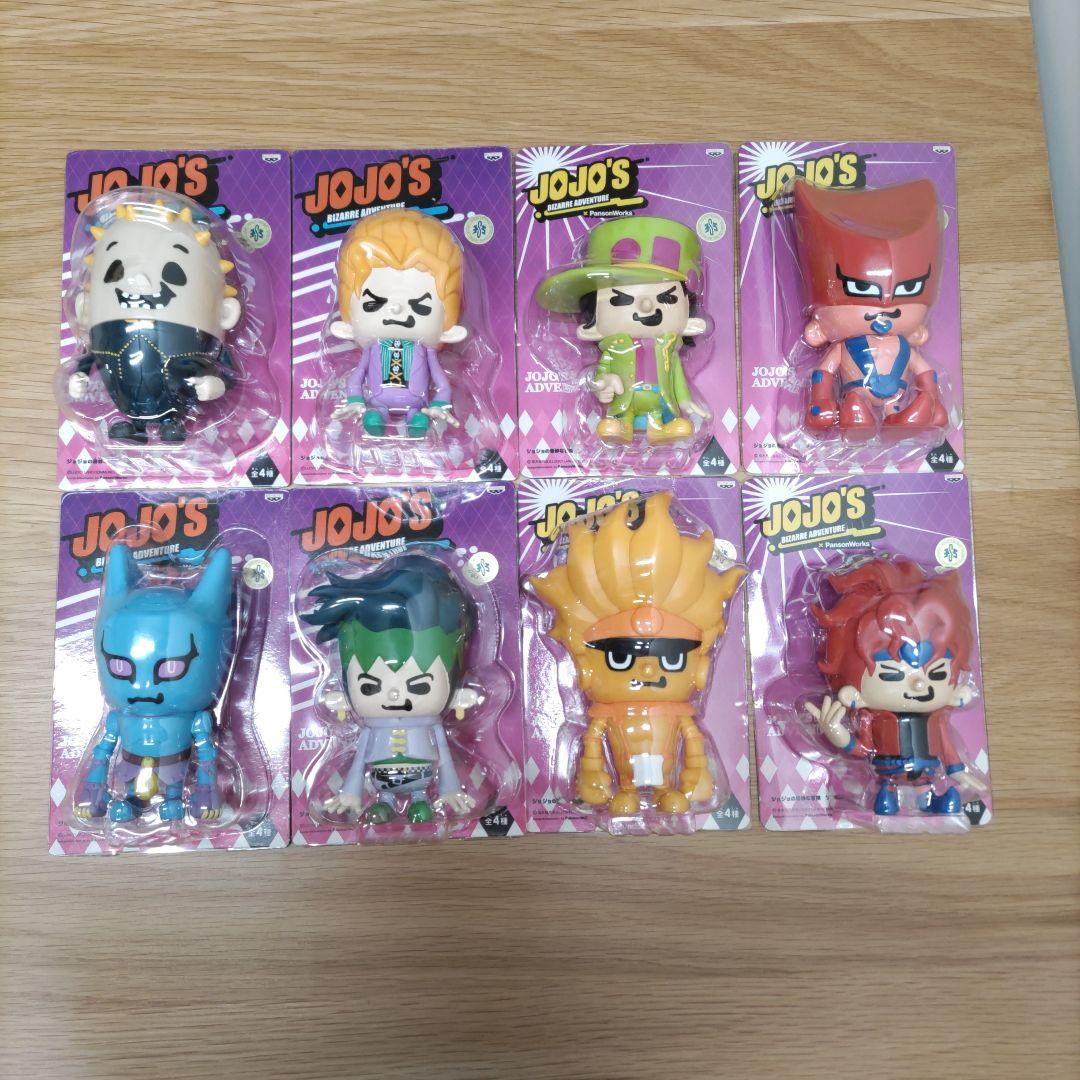 ジョジョの奇妙な冒険 パンソンワークス　ソフビフィギュア 8体セット