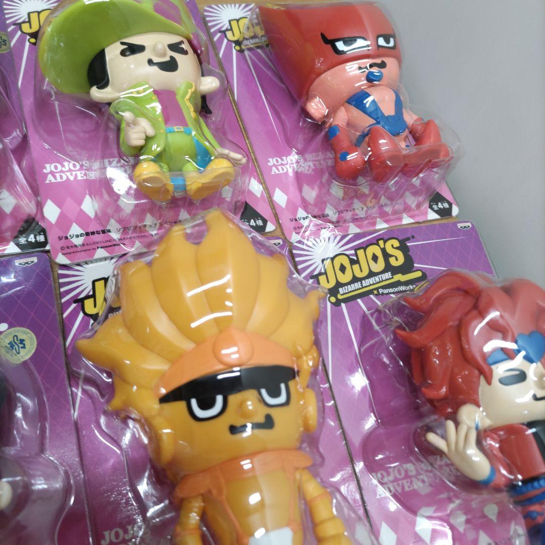 ジョジョの奇妙な冒険 パンソンワークス　ソフビフィギュア 8体セット
