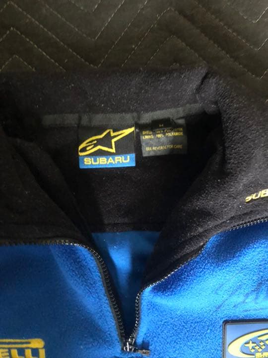 2005ラリージャパンチームスバルパーカーペターソルベルグサイン入り