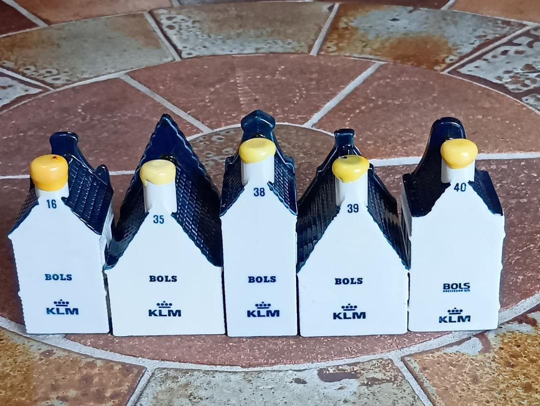 KLMオランダ航空のデルフトブルーのミニチュアハウス No.2