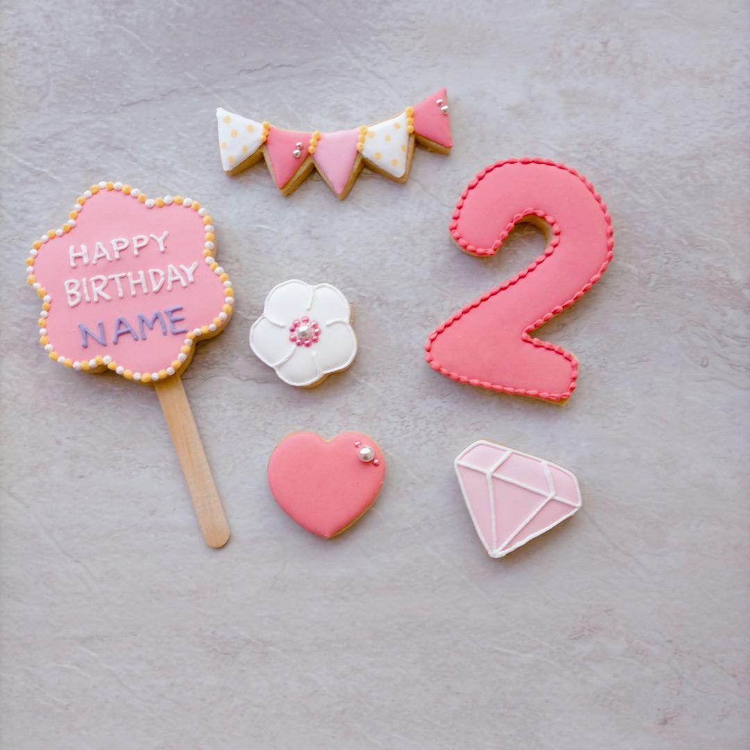 NEW バースデーアイシングクッキー