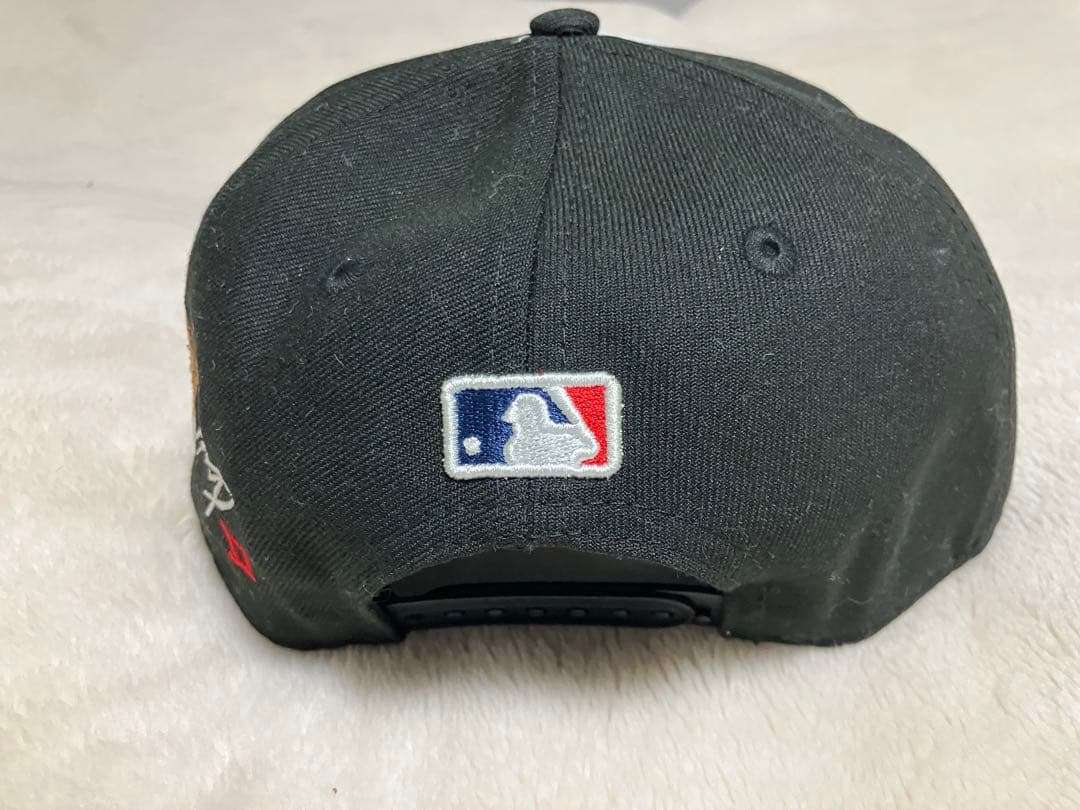 日本未発売　ドジャース デコピン＆大谷サイン刺繍入りチャンピオンキャップ2024