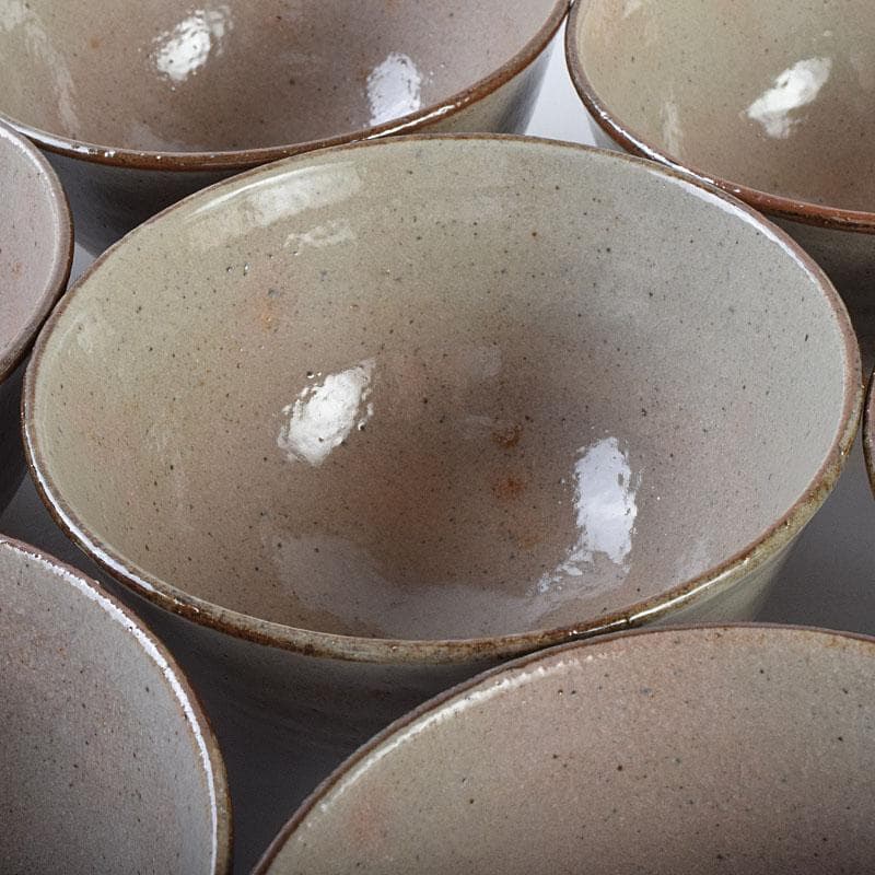 茶道具　武村利左衛門造　絵唐津　数茶碗　九客　共箱　M　R9203B