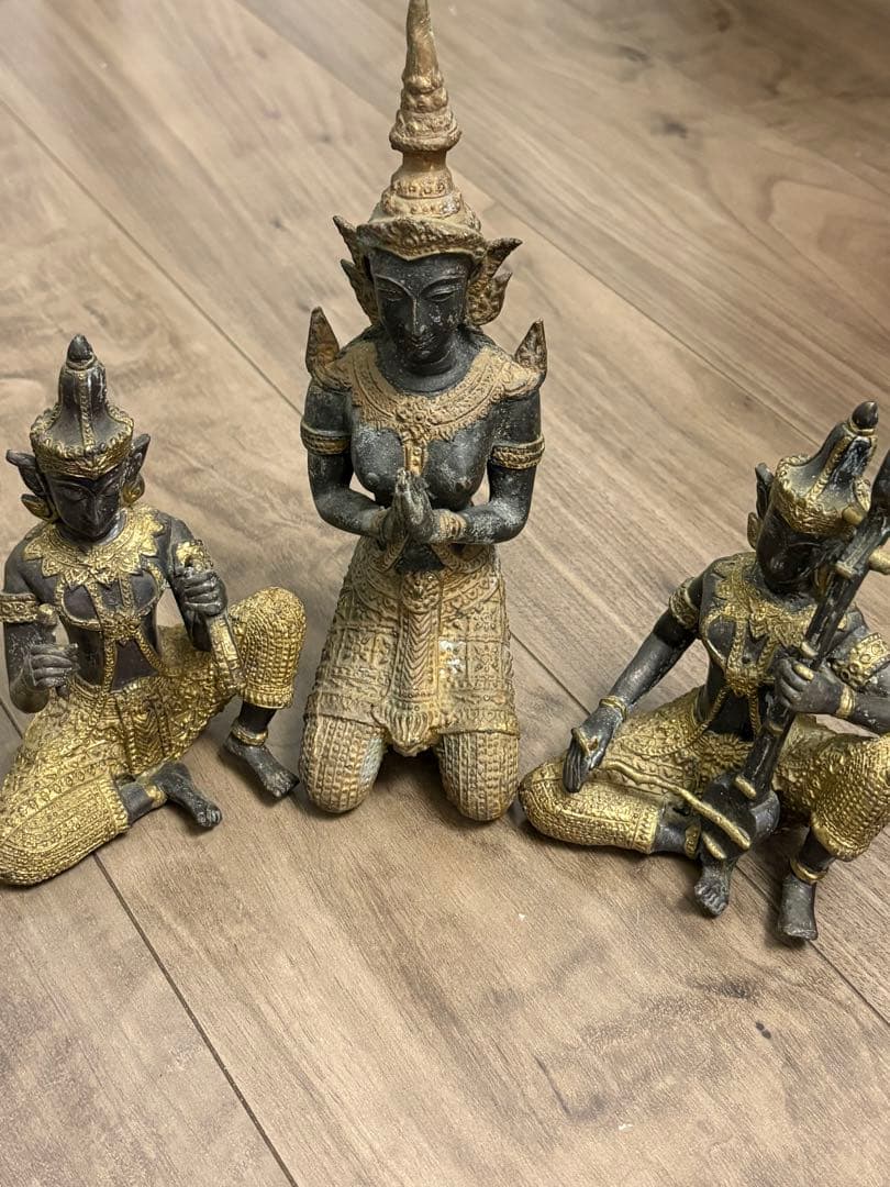 ブロンズ像 チベット密教 仏像美術 細密彫刻仏像 古銅製 金镶嵌