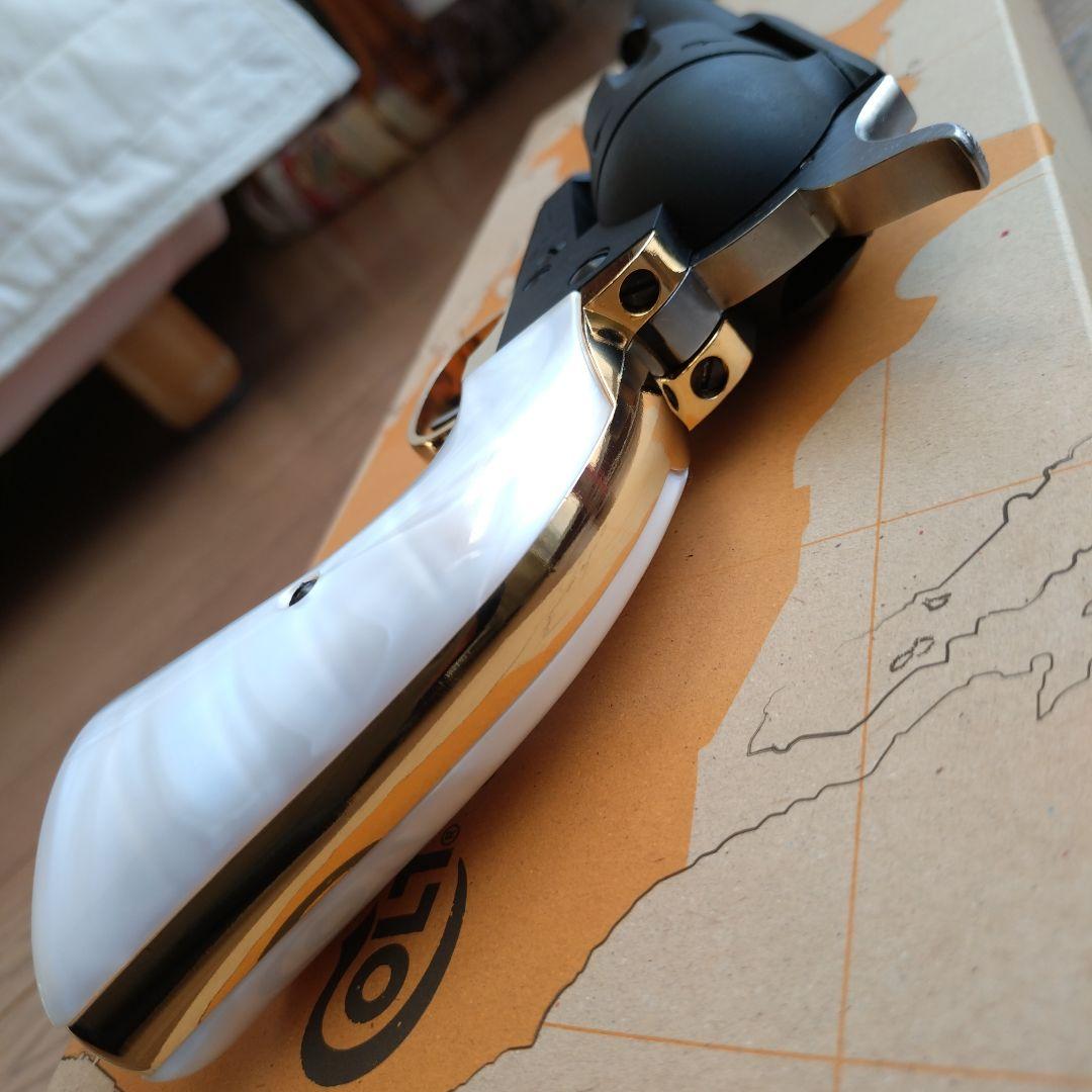 マルシン　SAA　ブラススタイル　ヘビーウェイト　パールグリップ仕様