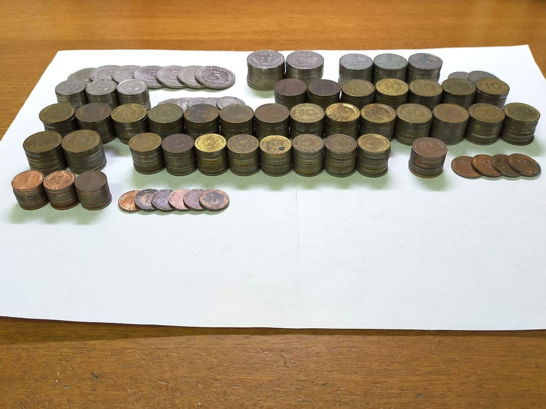 古銭　外貨　ドイツマルク　まとめて　152.14ドイツマルク分