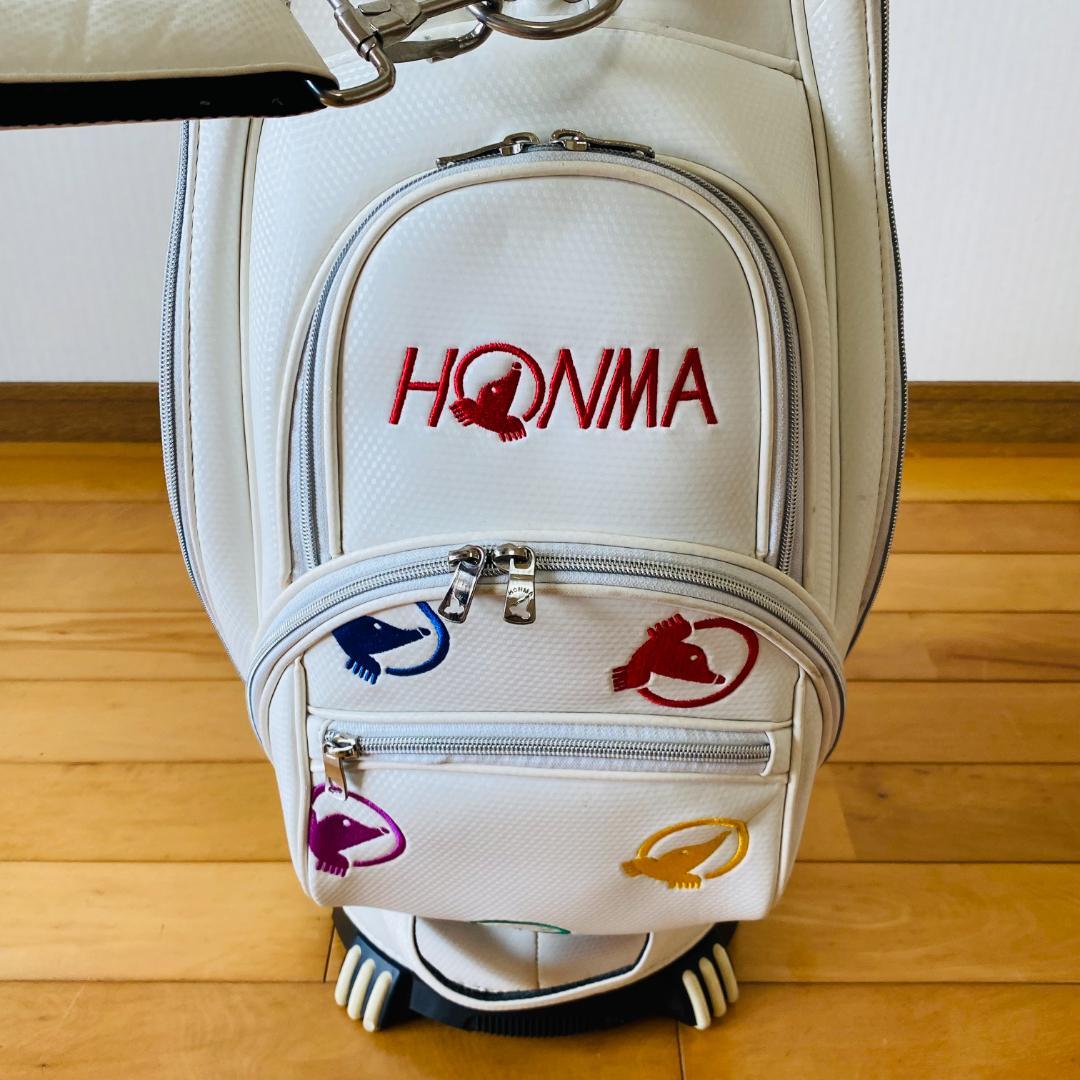 HONMA 本間ゴルフ ホンマ ゴルフ キャディーバッグ モグラ柄 9型 6分割