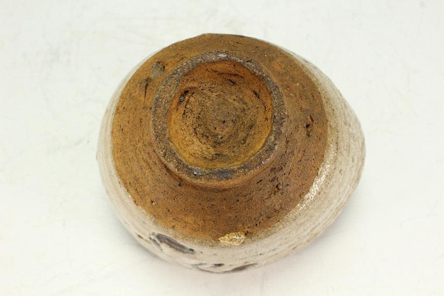 茶道具 古唐津 唐草の絵 沓茶碗 桂又三郎 書付(K-YC562)