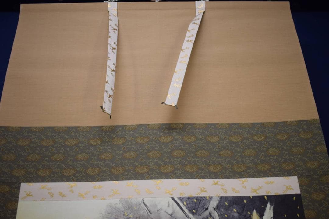 複製/島根県出身/大島祥丘/老松図/大幅/工芸/布袋屋掛軸HJ-582