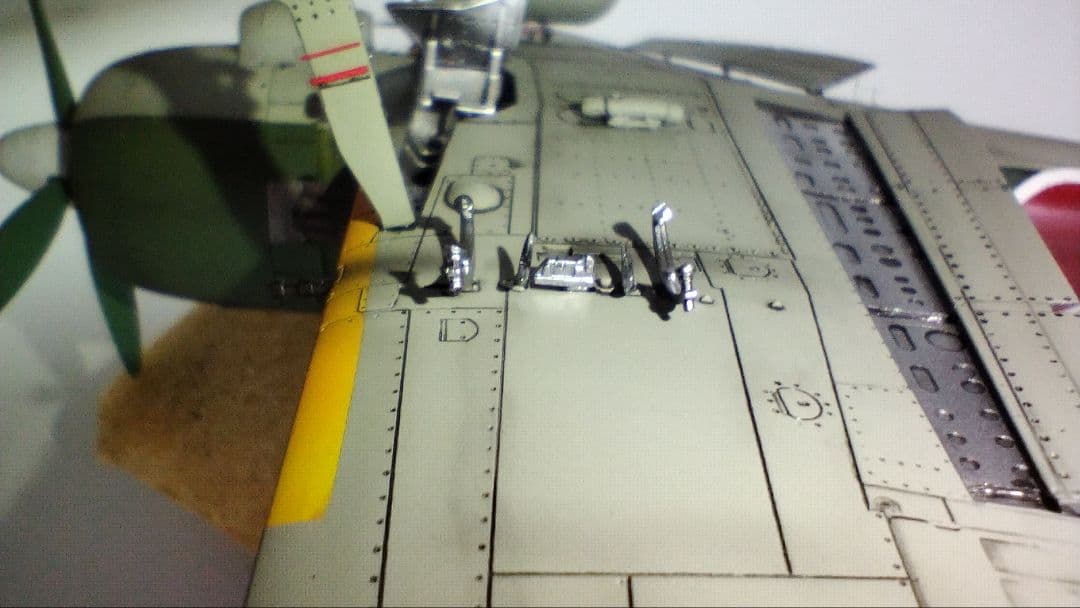 プラモデル完成機　1/48　中島　四式戦闘機　疾風