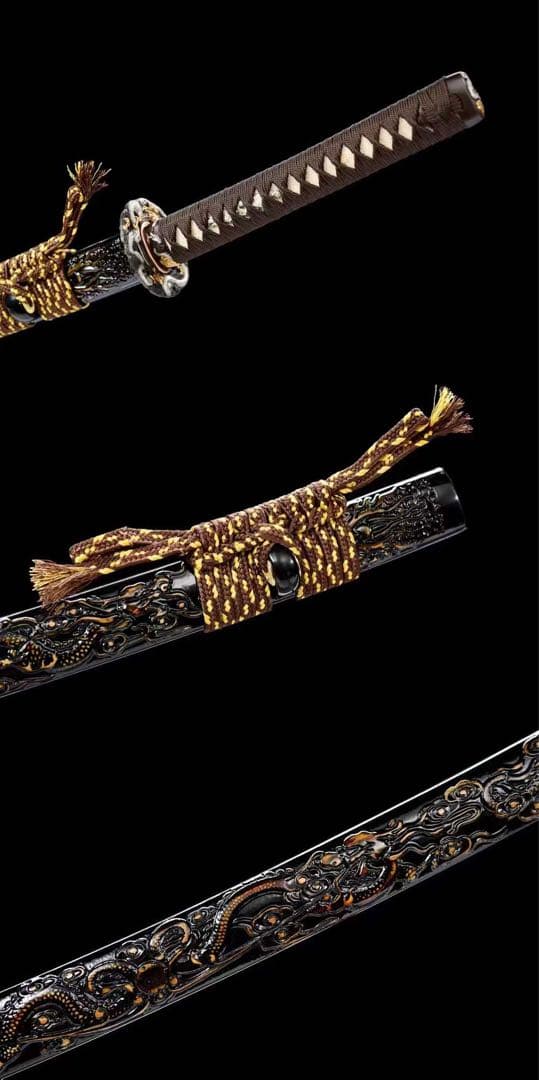双龍文様拵 日本刀 模造刀 鑑賞用 武具