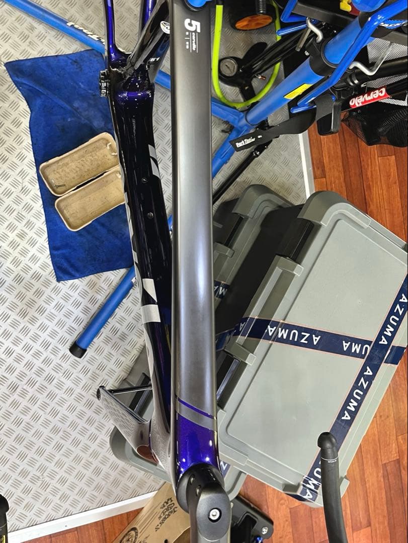 R5 Cervelo 51サイズ 2024年製 フレームセット Disc 紺黒