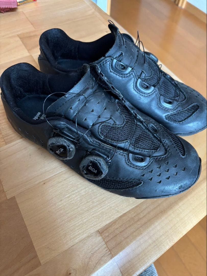 Lake ブラック クリンチングシューズ Boaシステム