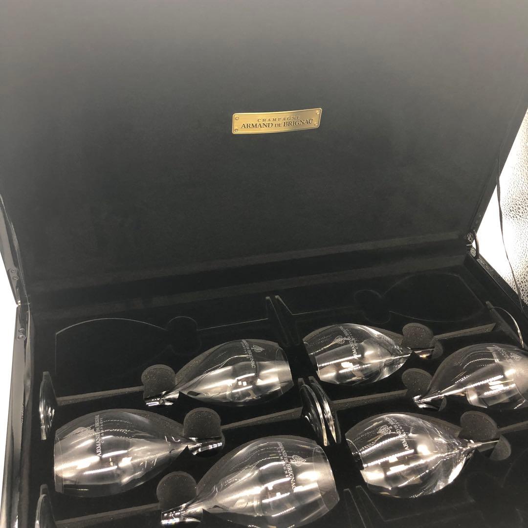 【非売品】アルマンド シャンパングラス　アタッシュケース　※グラス6脚付