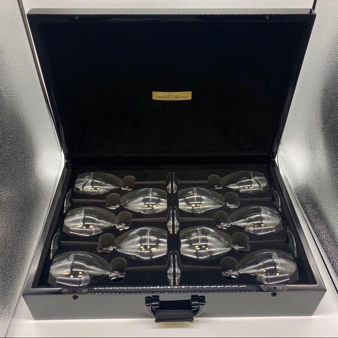 【非売品】アルマンド シャンパングラス　アタッシュケース　※グラス6脚付