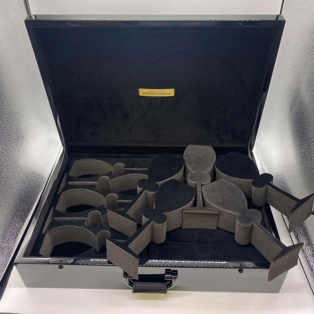 【非売品】アルマンド シャンパングラス　アタッシュケース　※グラス6脚付