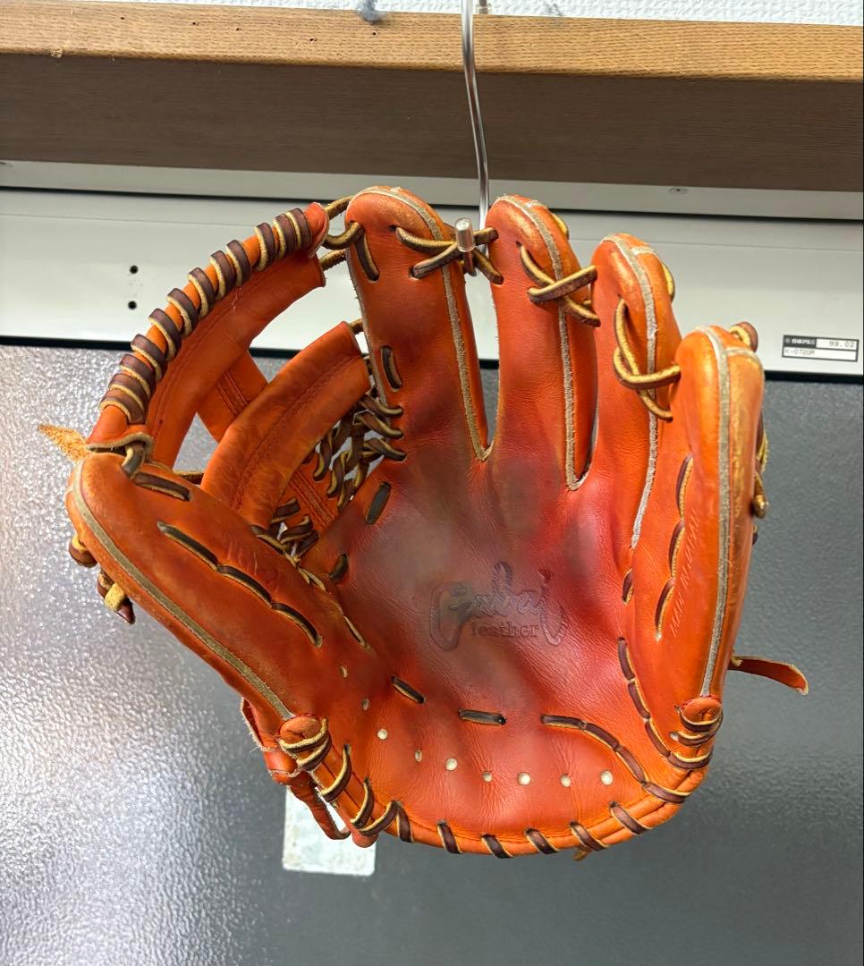 最終値下げ　硬式グローブ　サンク　がばいレザー　THANK