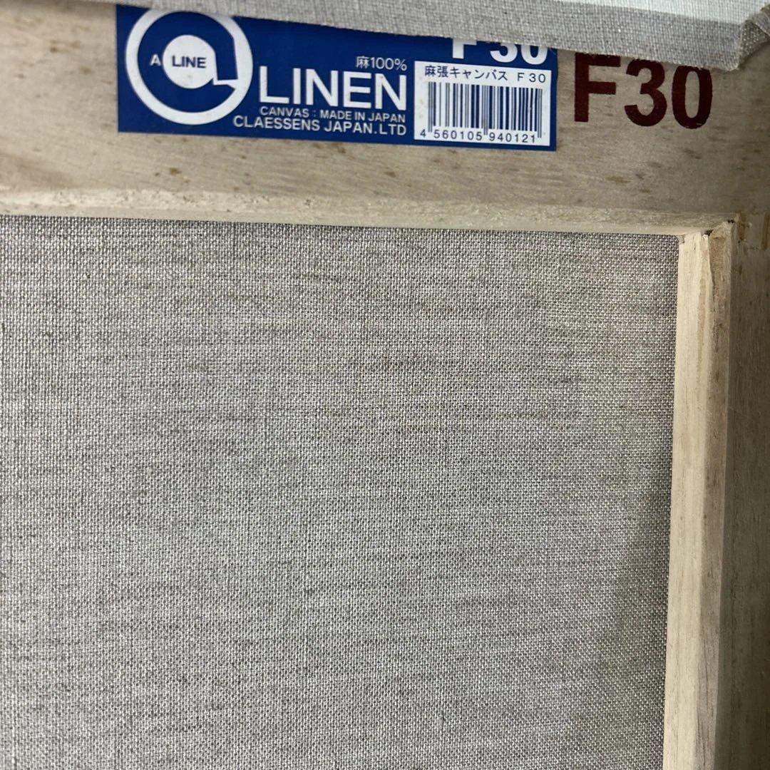[新品]P40F30クレサン　キャンバスセット　リネン