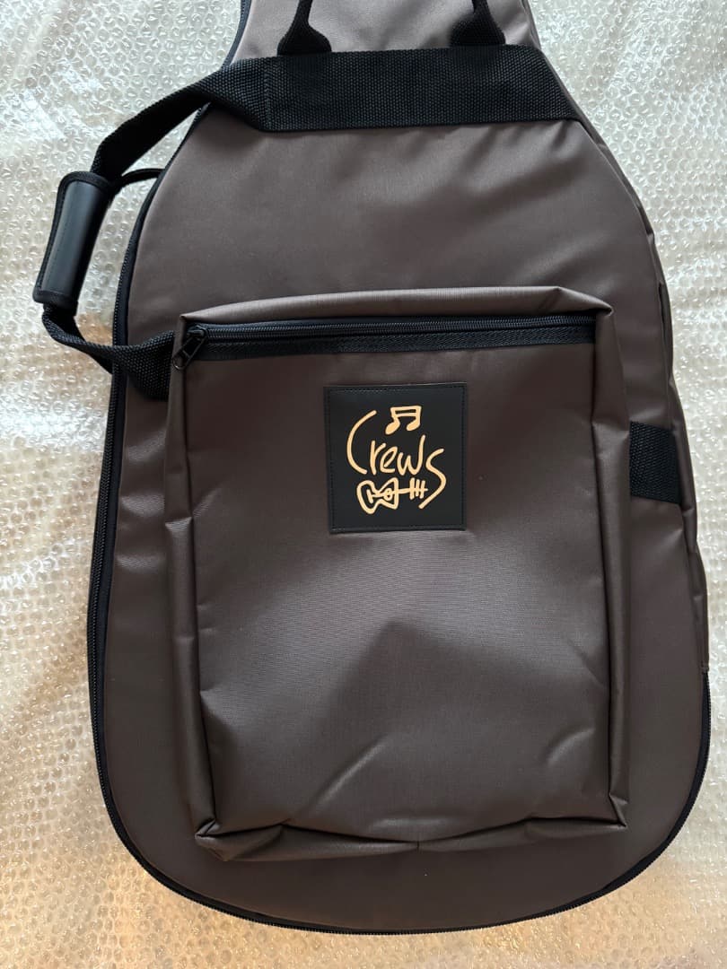 キ*助様 NAZCA JB/PB用 ギグバッグ ダークブラウン Crews ロゴ