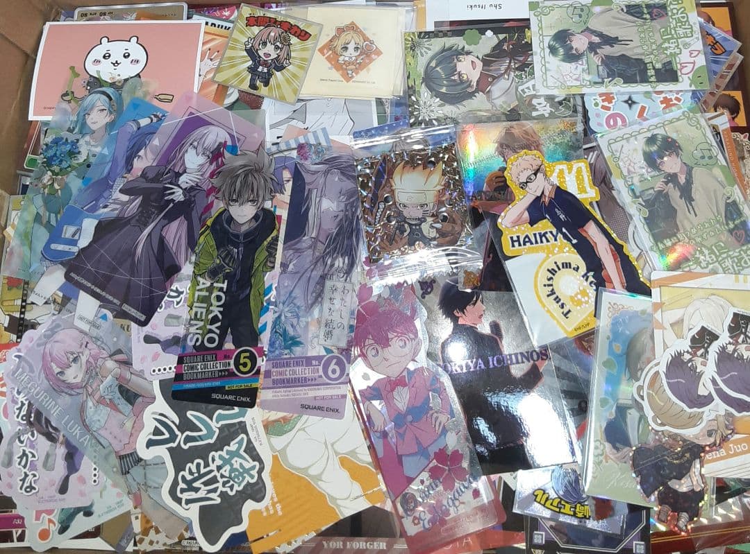 アニメグッズ シール・カード 大量 まとめ売り 1200点
