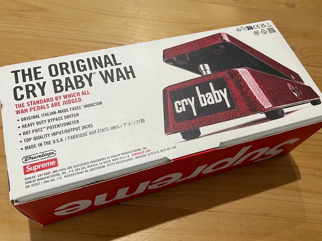 レア！2024FW Supreme®/Cry Baby Pedal