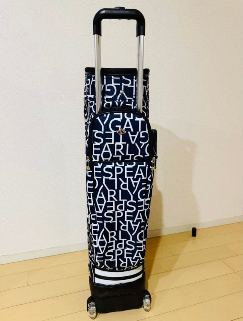 PEARLY GATES キャディバッグ ゴルフバッグ　女性用　キャスター付き