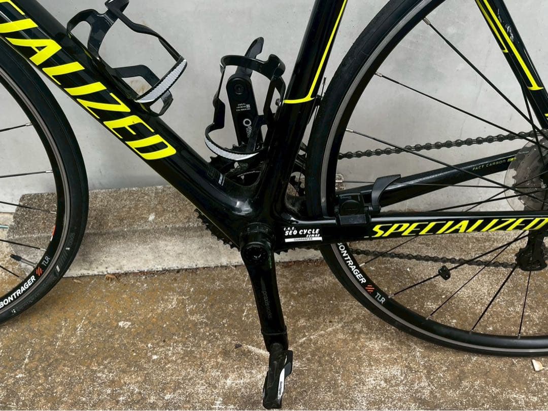 シャー芯　Specialized Tarmac ロードバイク ブラック/イエロー