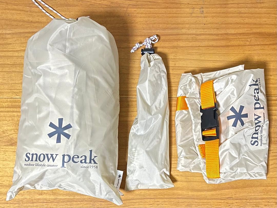  peak スノーピーク ラゴ1 アイボリー　タープ・グランドシート付き