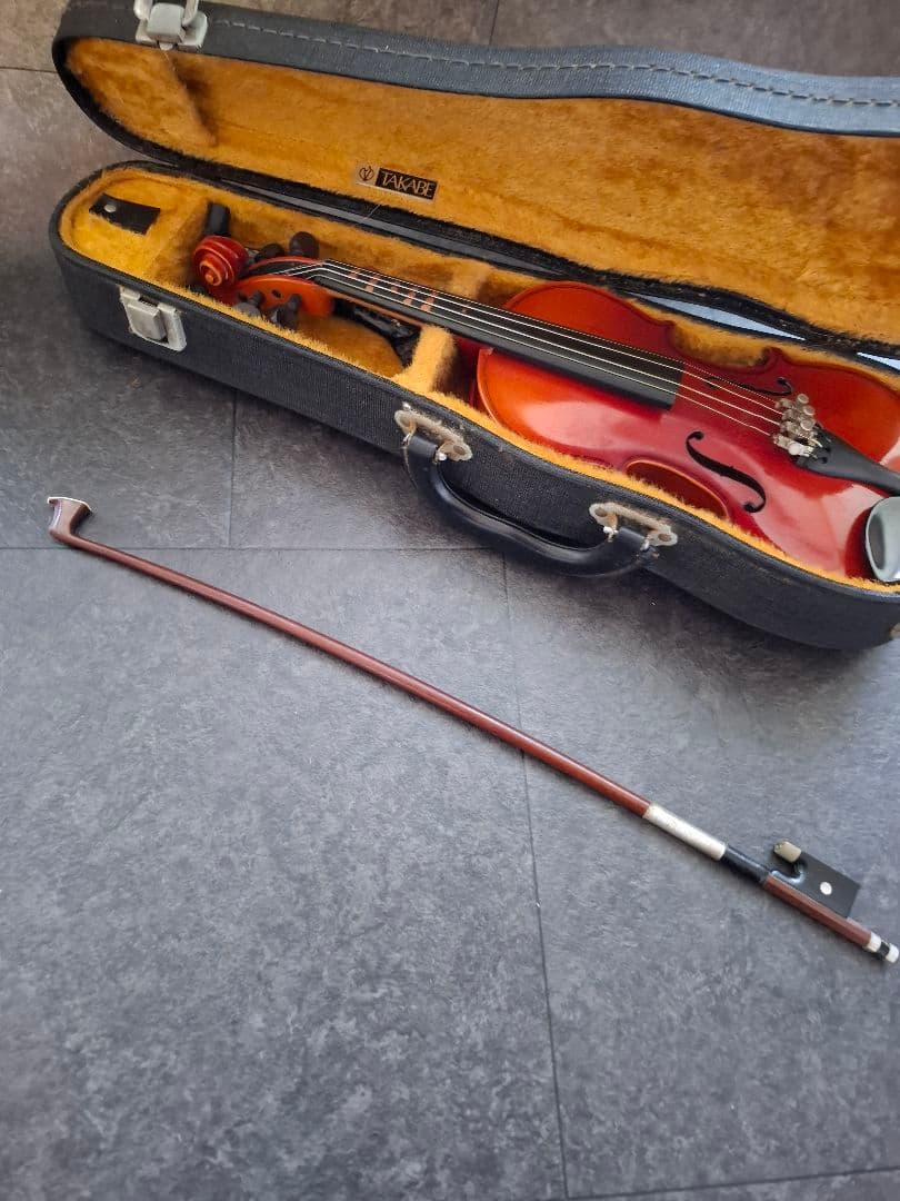 タカベ　バイオリン　ケース　セット　キッズ用　インテリア