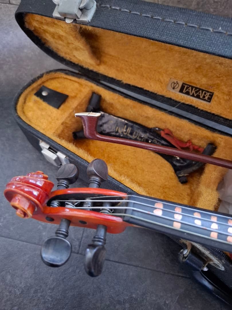 タカベ　バイオリン　ケース　セット　キッズ用　インテリア