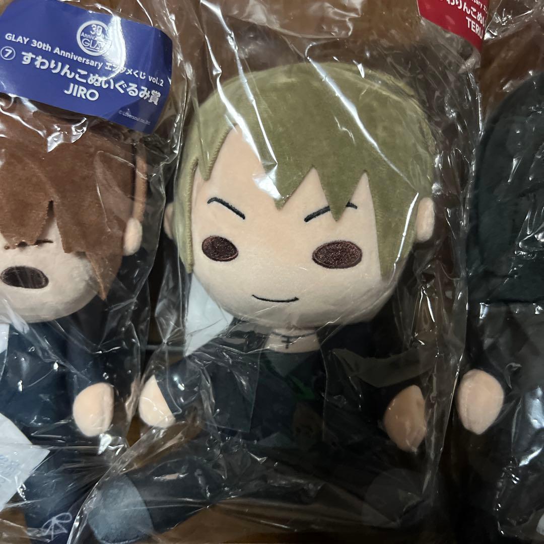 【値下げ】GLAY エンタメくじ すわりんこぬいぐるみ賞コンプリート おまけ付き