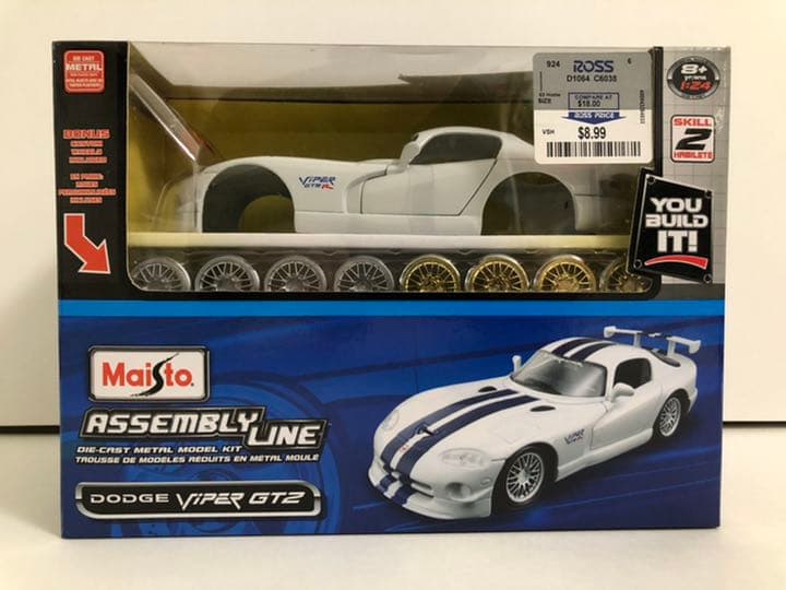 【未組立】希少 maisto マイスト 1/24ダッジバイパーGT2